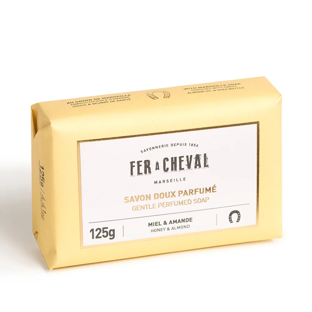 Fer a Cheval Jabón Aromático de Marsella 125 g Miel y Almendra