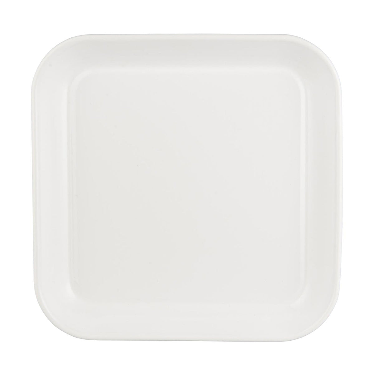 Bandeja Enlozada Cuadrada Blanca W: 30 L: 30 cm