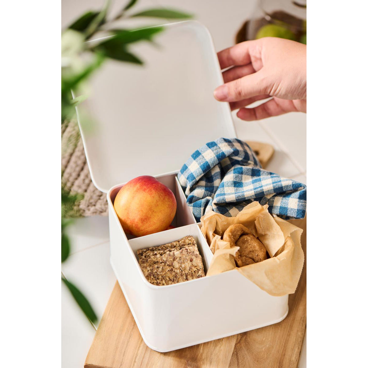 Caja 4 Compartimentos Removibles W: 14,5 H: 9 cm