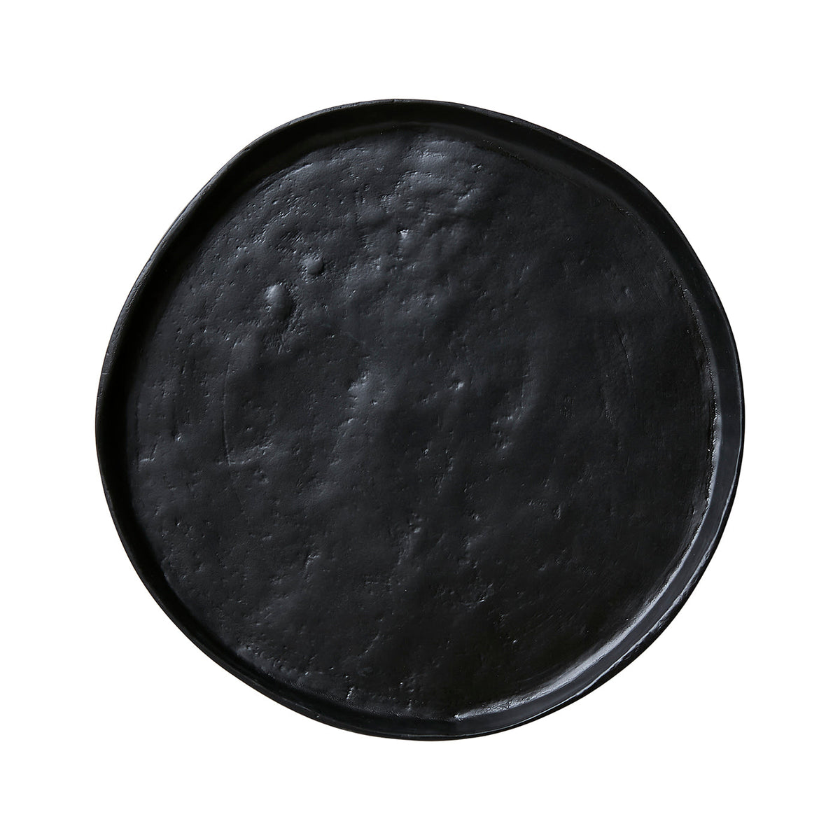 Bandeja ATHENA Redonda Negra Ø47xH7 cm
