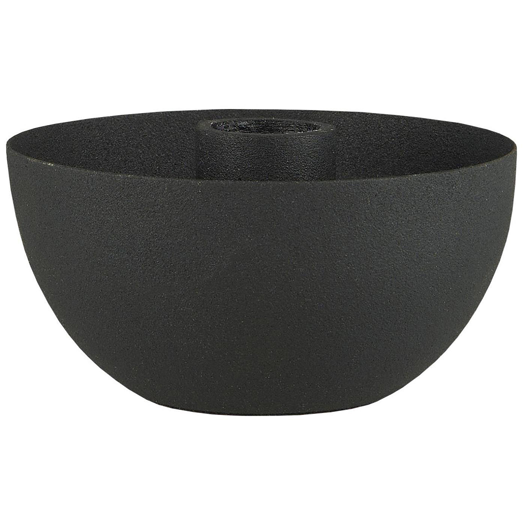 Candelabro Bowl-Shaped Negro