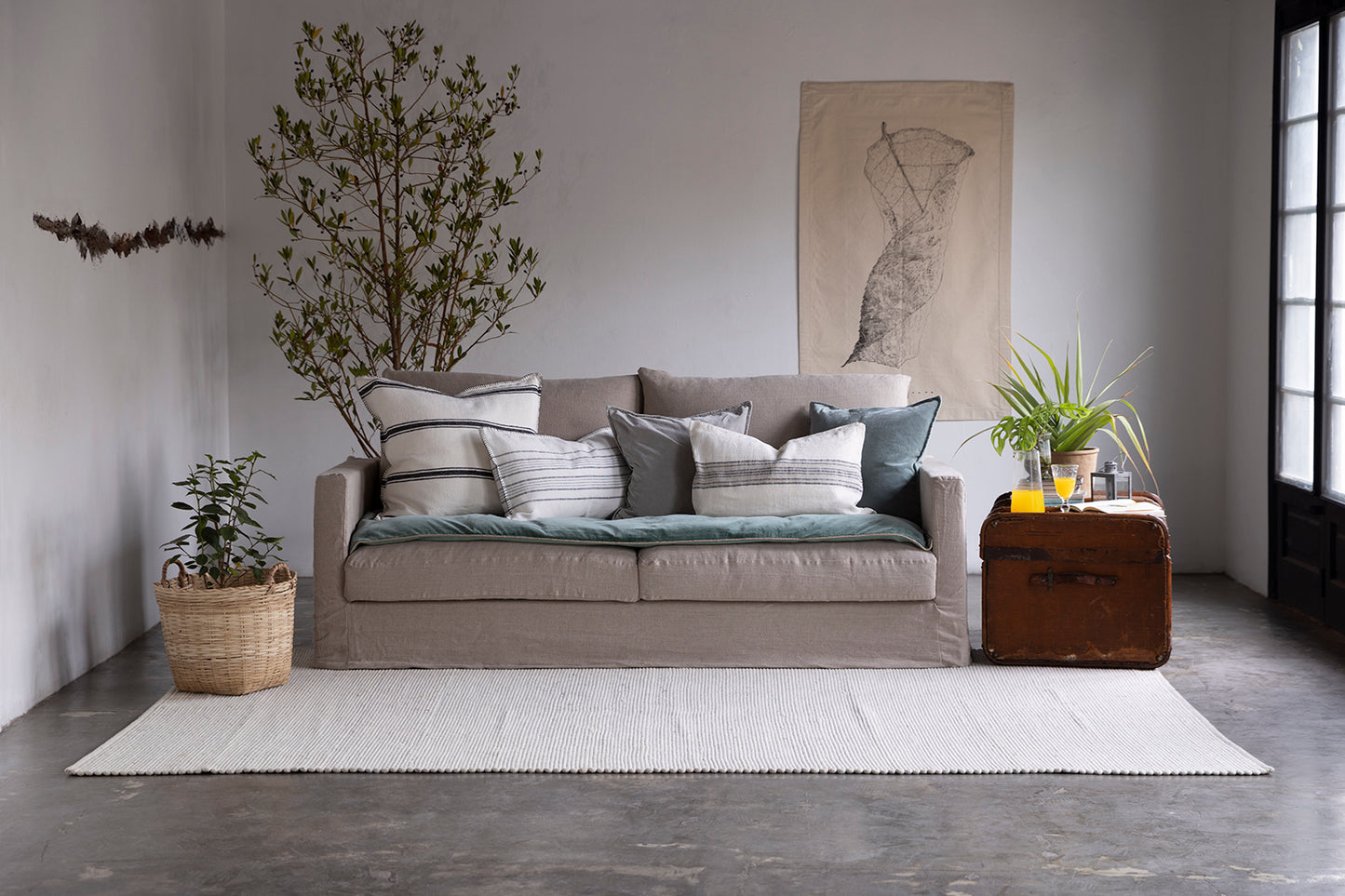 Funda Piecera Velvet New Delhi Celadon 85x200 cm