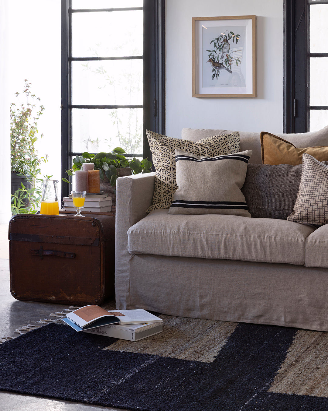 Funda Cojín Algodón Chennai Mustard 60x60 cm