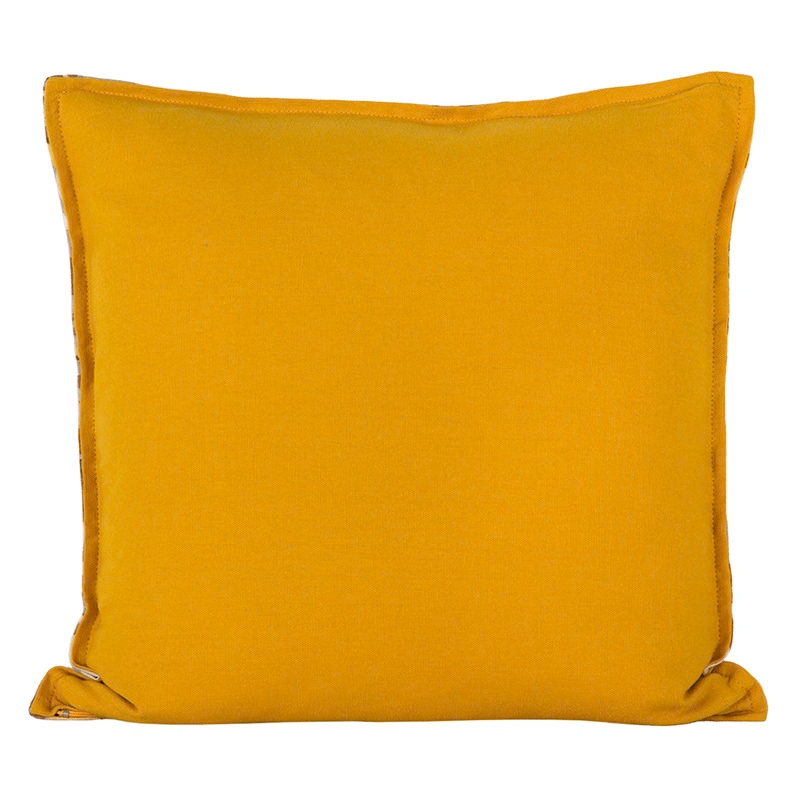 Funda Cojin Lino Trieste Ocre 45x45 cm