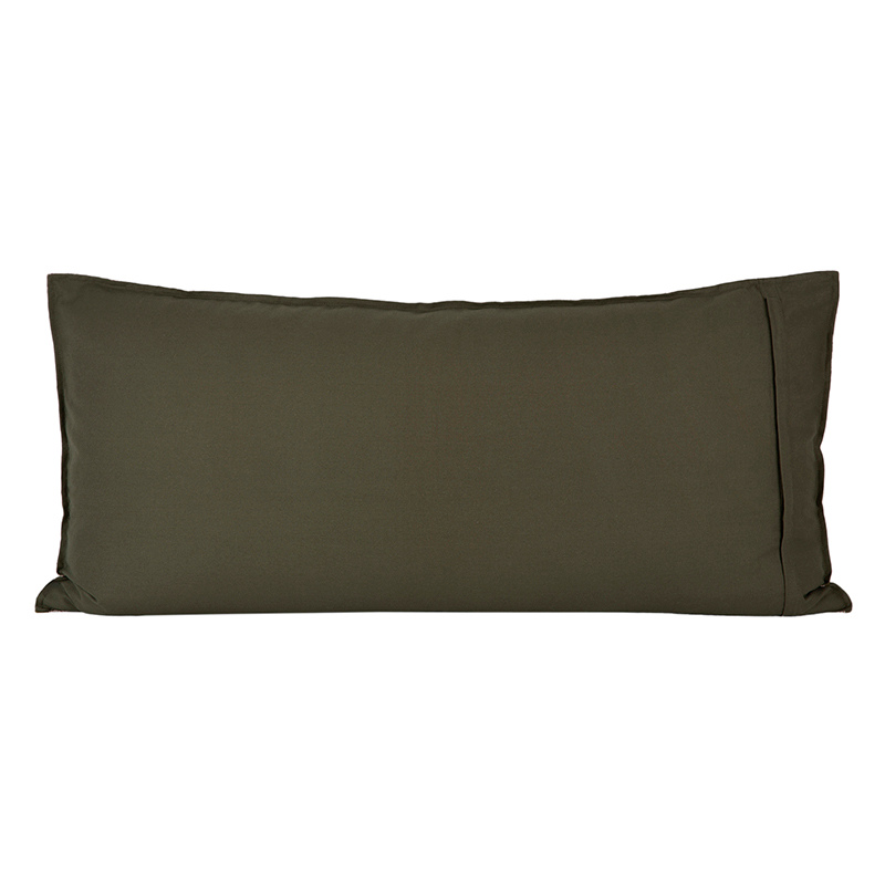 Funda Cojín Lino Jaipur Kaki 55x110 cm