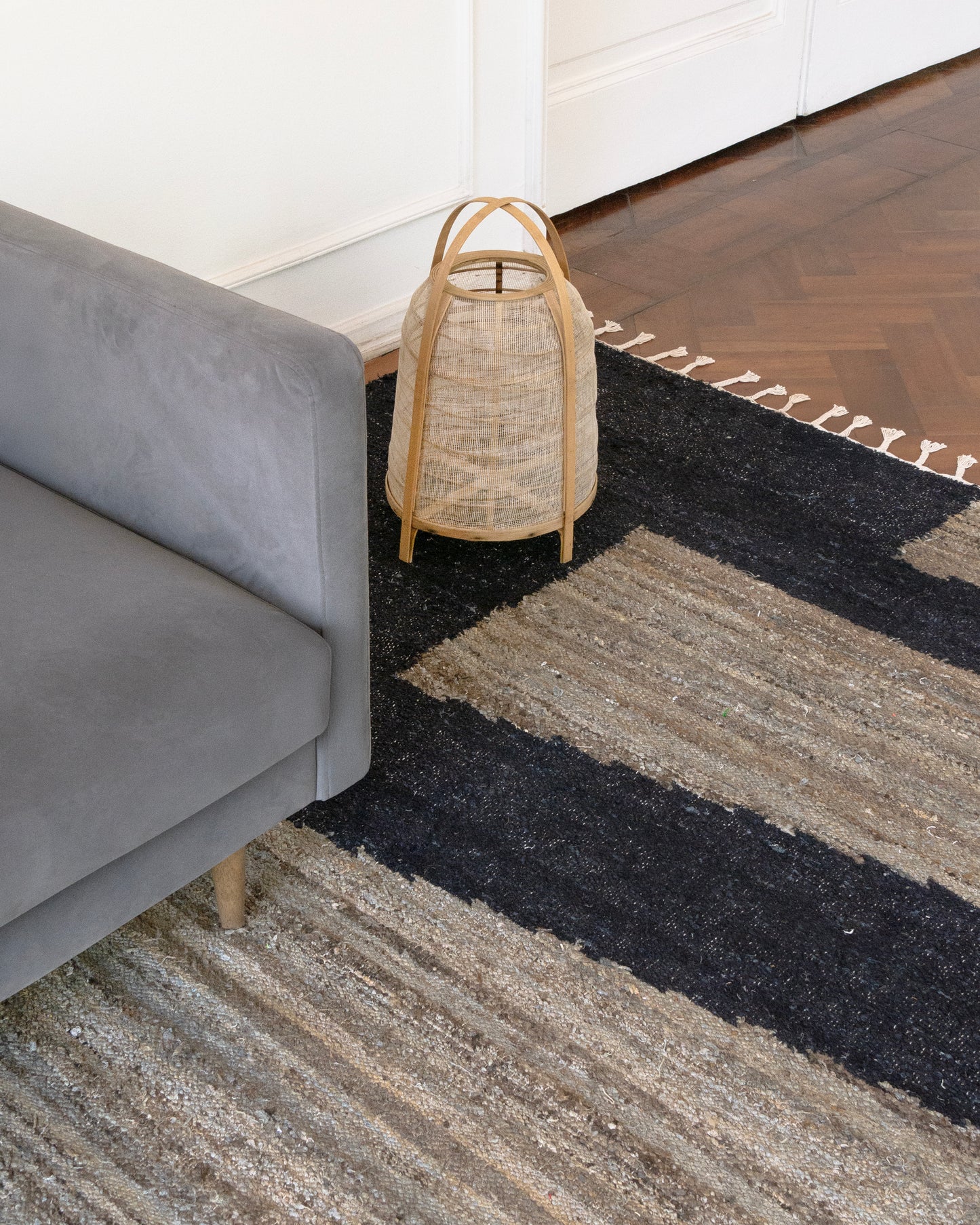 Alfombra Seda Jade Charbon-Brown 3,0x4,0 m