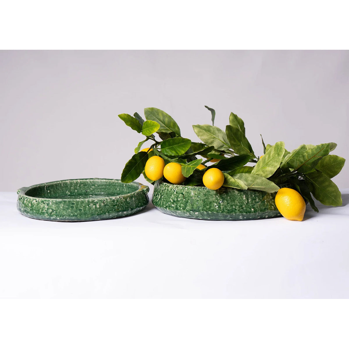 Plato LUMU Verde Dia Ø30.5 H 5.5 cm