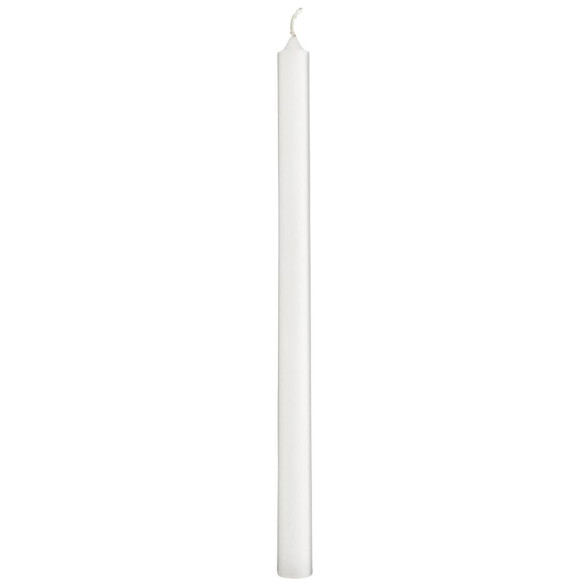 Vela Taper Blanca Ø:1.3 H:20 cm