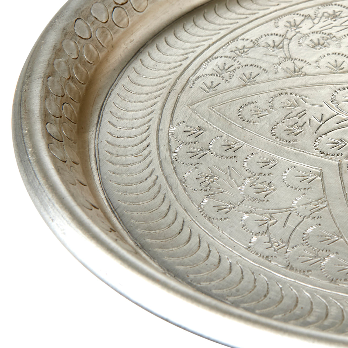 Bandeja EL DORADO color Plata, Ø14.5 cm