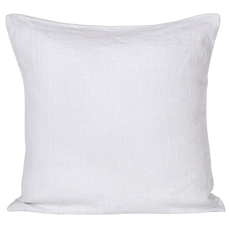 Funda Cojín Lino Porticcio Blanc 45x45 cm