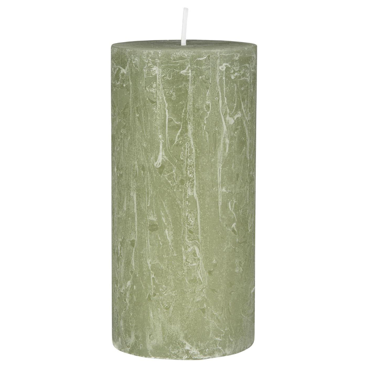 Vela Rústica Green Tea Ø:6.8 cm H:14 cm