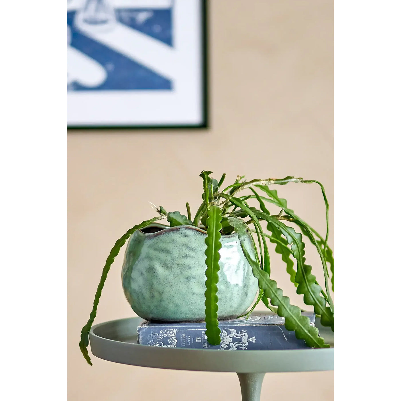 Florero Pennie Verde, L16,5xH11xW13 cm