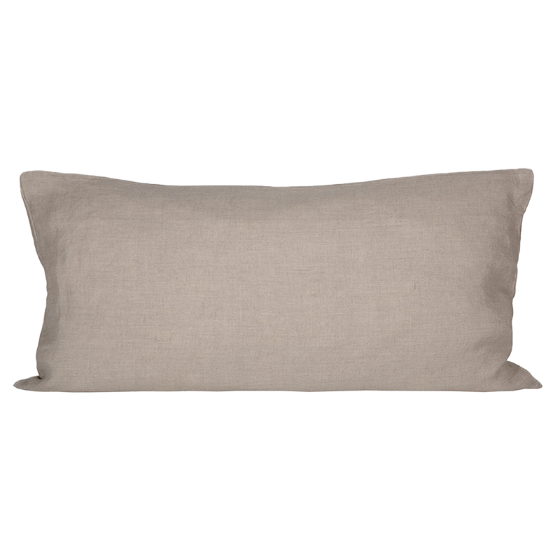 Funda Cojín Lino Gante Natural 55x110 cm