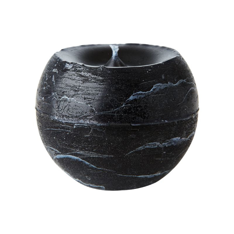 Vela COTE NORD Esférica Negra, S Ø8xH6 cm