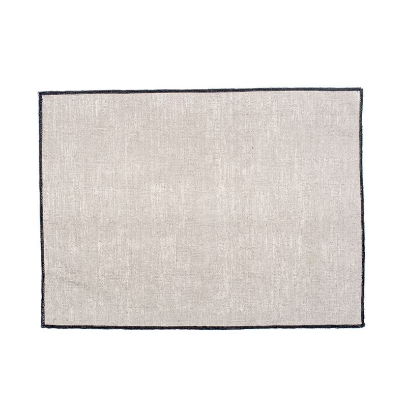 Set 6 Individuales Lino Engomado Borgo Ciment