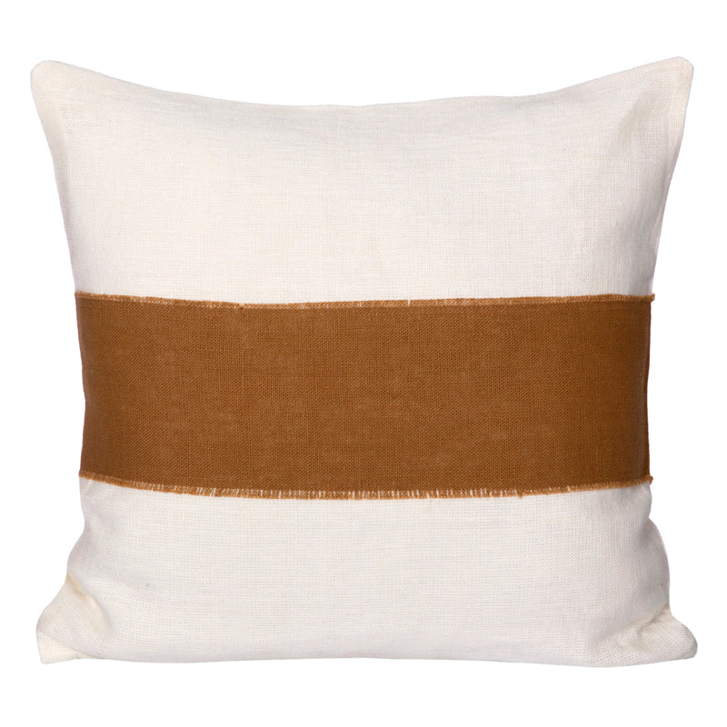 Funda Cojín Lino Goa Tabac 45x45