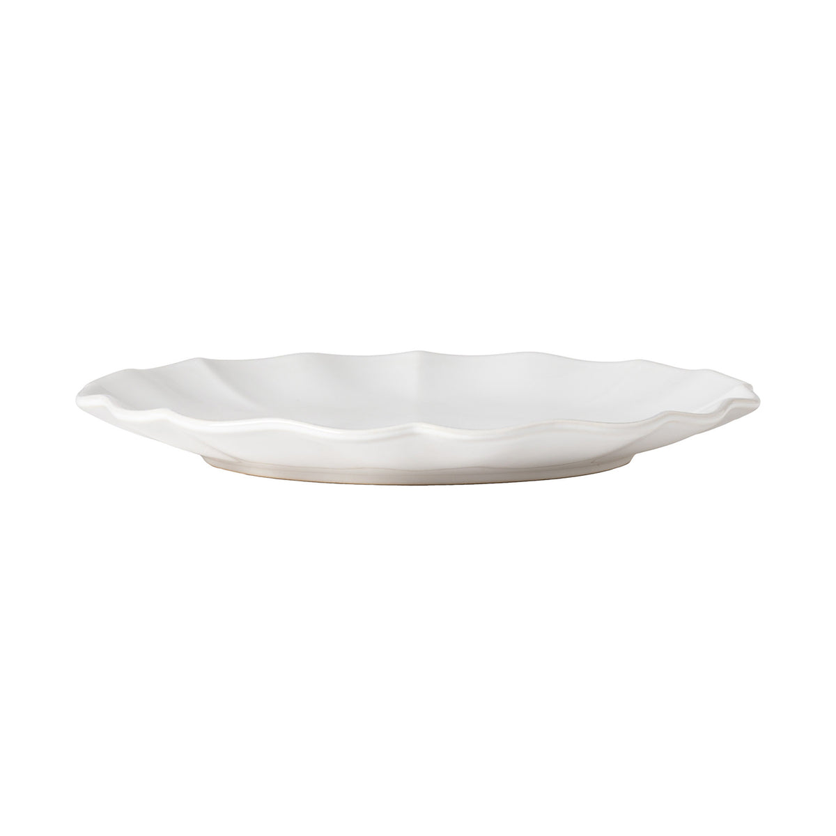 Set 6 Platos Grandes ROSA 28 cm Blanco