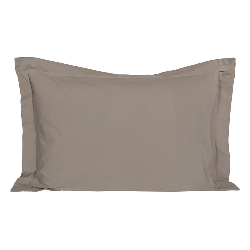 Funda Almohada Percal Tanger Grey
