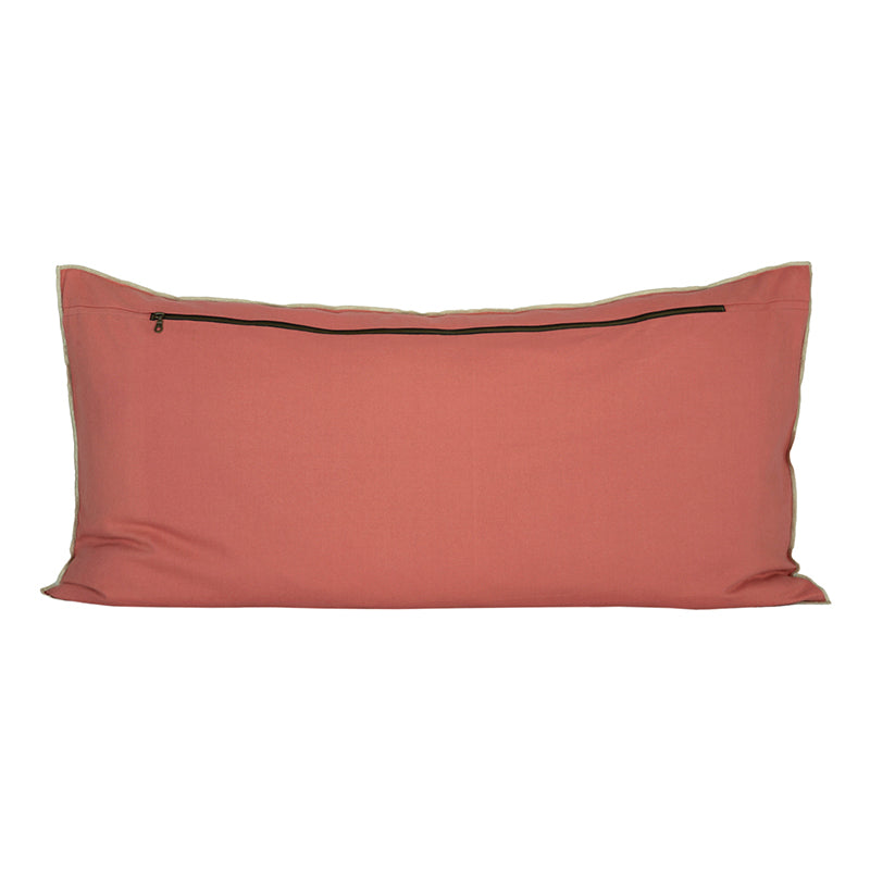 Funda Cojín Lino Chennai Bois de Rose 55x110 cm