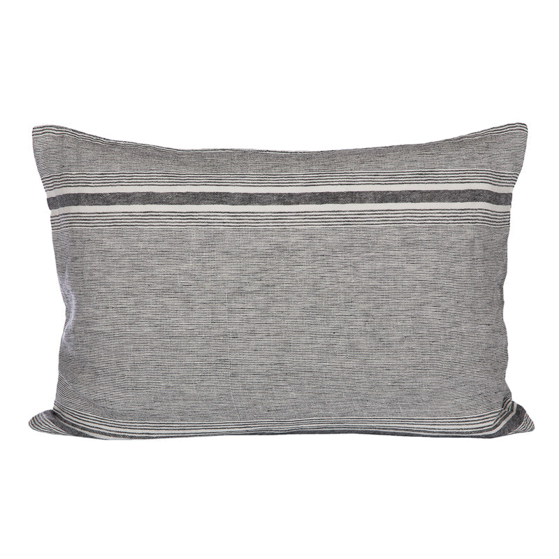 Funda Cojín Nantes Marfil/Negro 50x70 cm