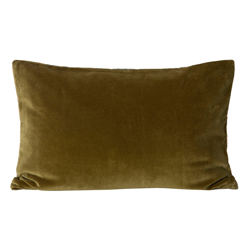 Funda Cojín Velvet Rio Kaki 40x60 cm