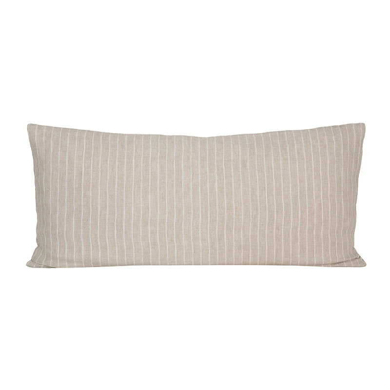 Funda Cojín Lino Angers Marfil Natural 55x110 cm