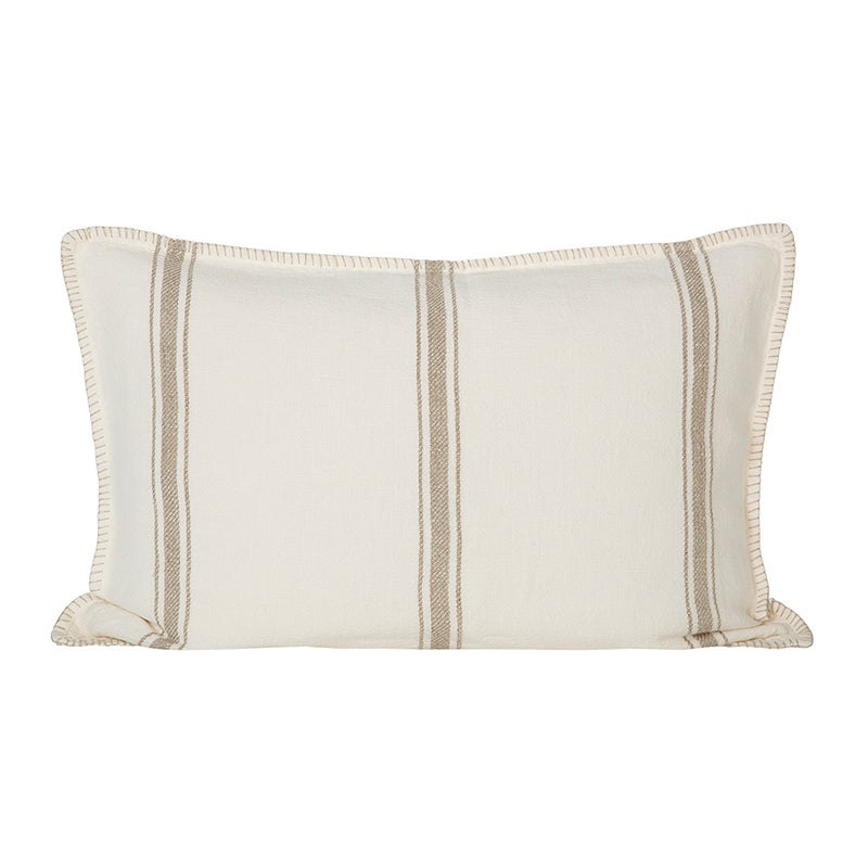 Funda Cojín Lino Niza Marfil Natural 40x60 cm