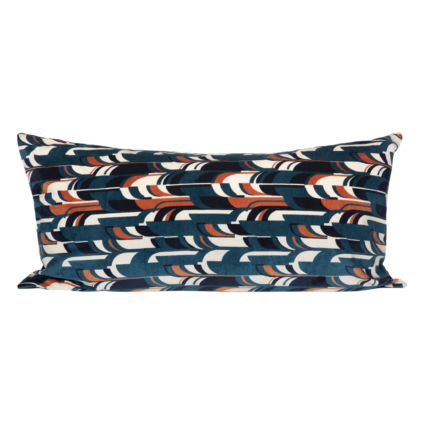Funda Cojín Velvet Kisale Blue Stone 55x110 cm