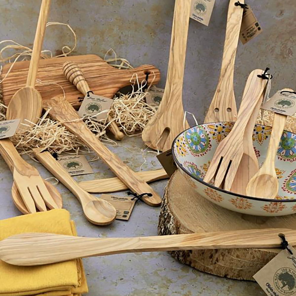 Espátula Biselada Madera de Olivo Laguiole Jean Dubost