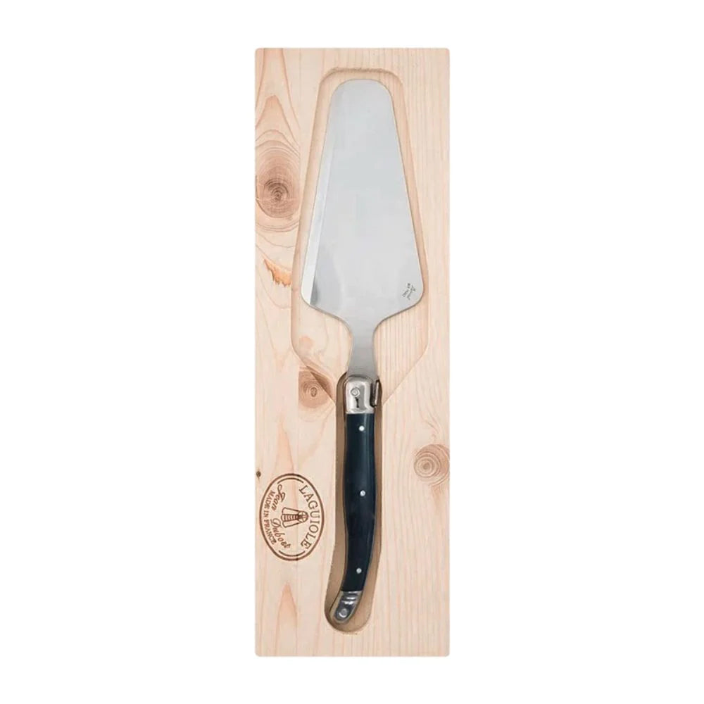 Laguiole Caja Espátula Torta Jean Dubost Negro