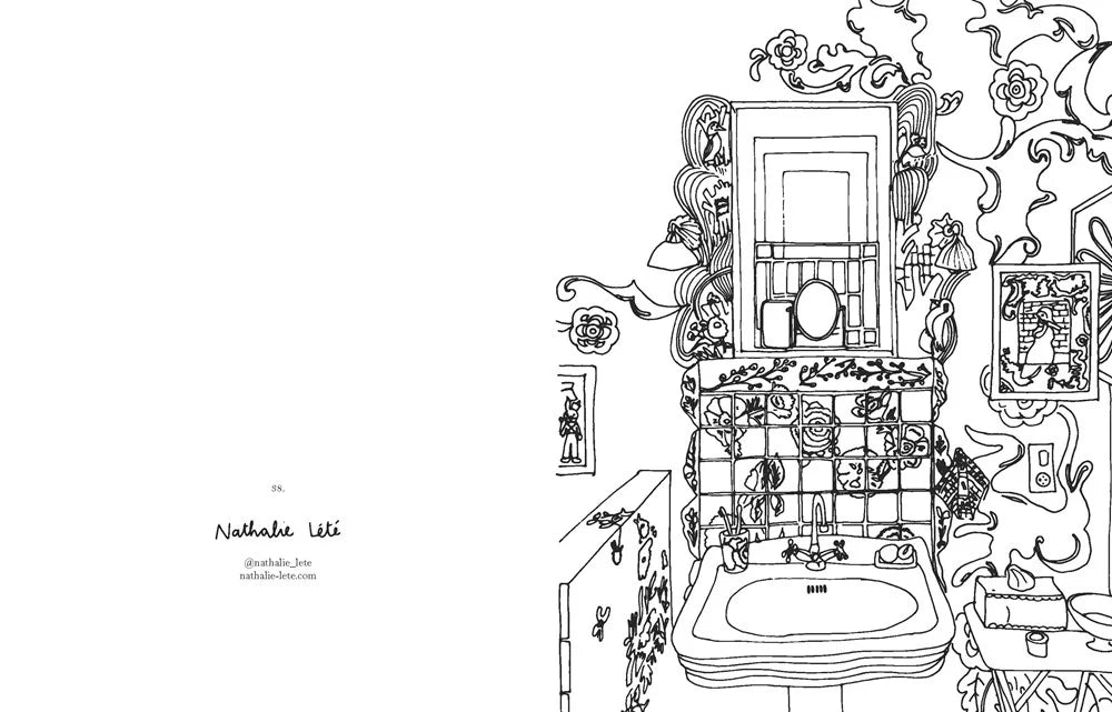 Libro Chez Moi Colouring Book - Zoé De Las Cases