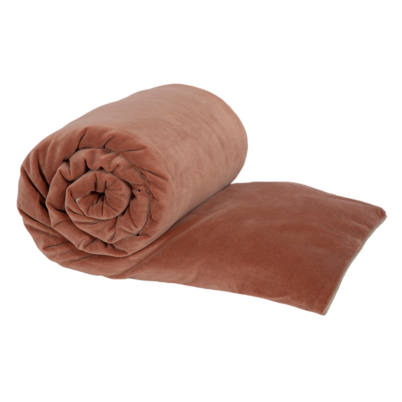 Funda Piecera Velvet New Delhi Mocaccino 85x200 cm
