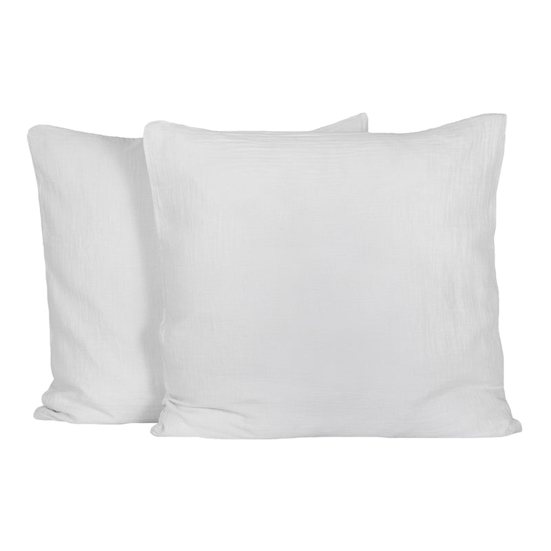 Funda Cojín Mykonos Blanc 65x65 cm - Set de 2
