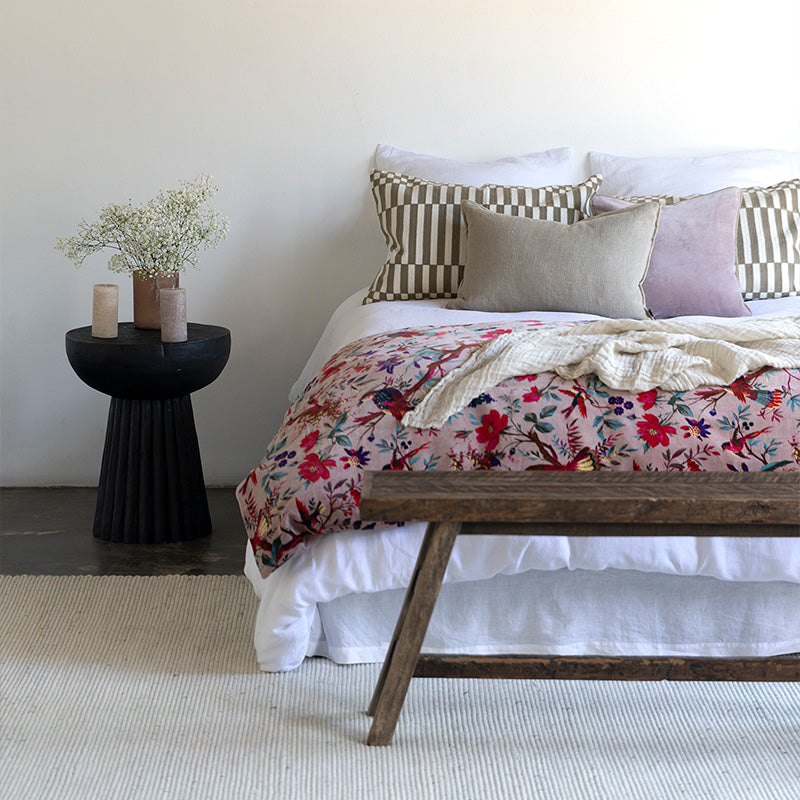 Funda Cojín Algodón Bordado Cancun Lin 50x70 cm