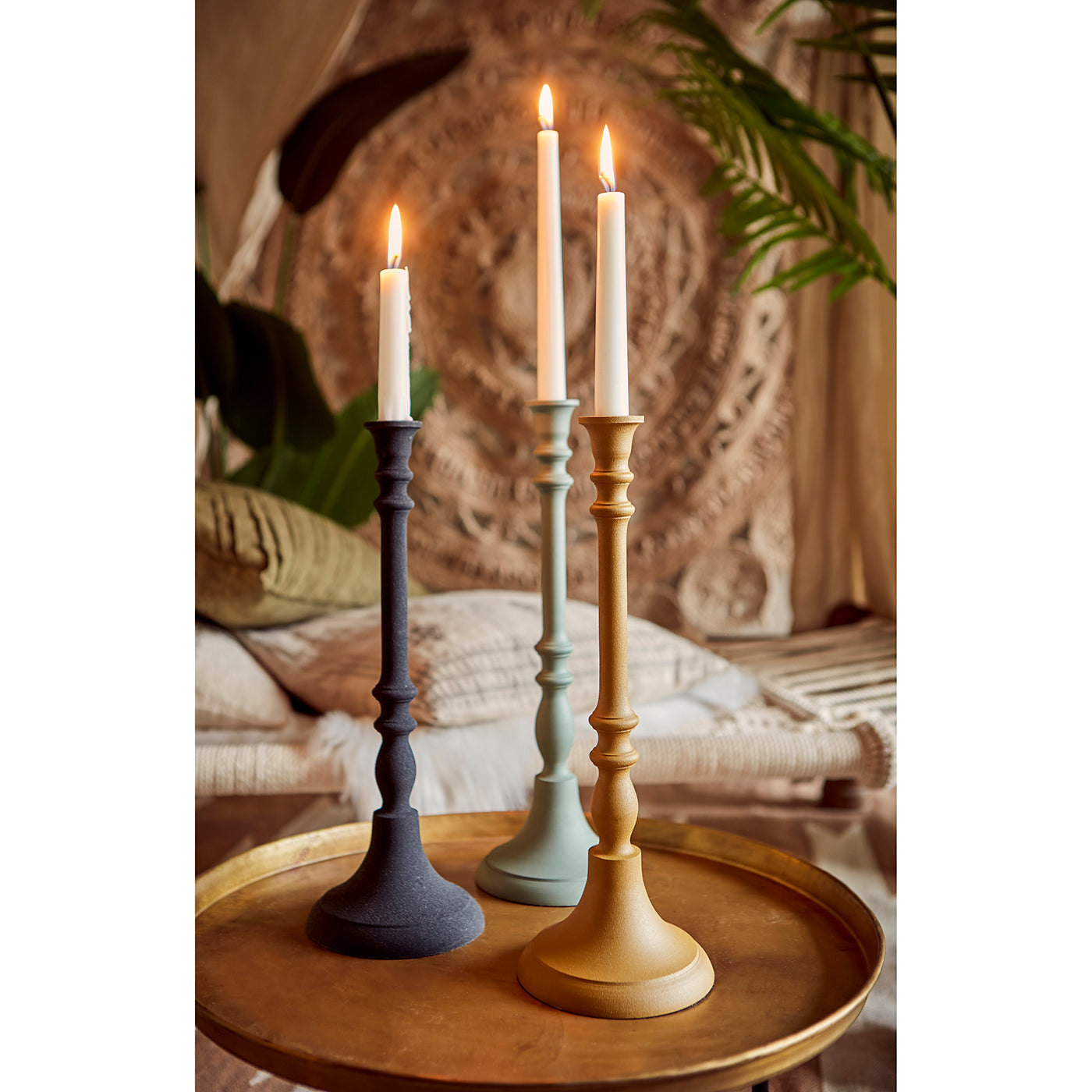 Freja Candelabro Naranja Oxido