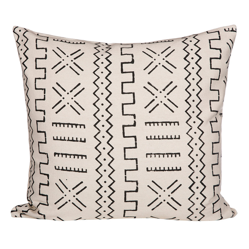 Funda Cojín Algodón Mud Ivory Nº1 60x60 cm