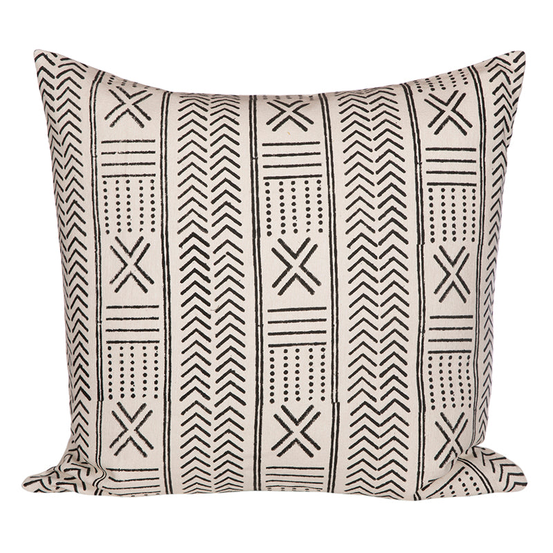 Funda Cojín Algodón Mud Ivory Nº3 60x60 cm