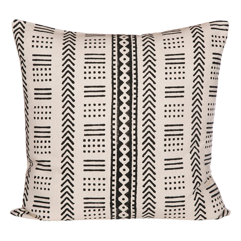 Funda Cojín Algodón Mud Ivory Nº6 60x60 cm