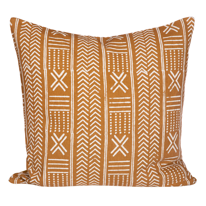 Funda Cojín Algodón Mud Mustard Nº2 60x60 cm
