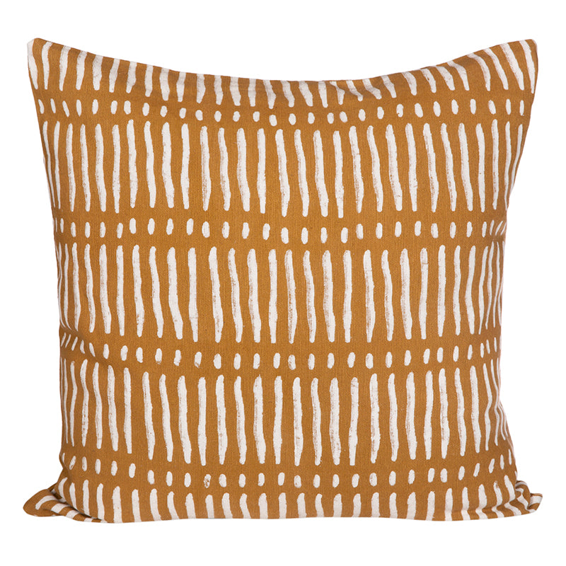 Funda Cojín Algodón Mud Mustard Nº5 60x60 cm