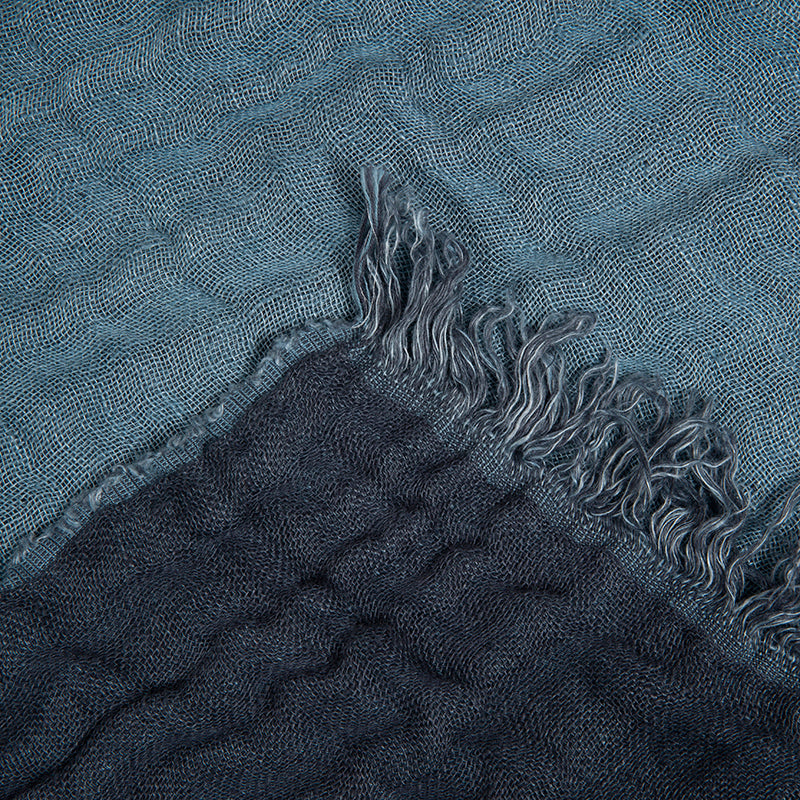 Manta Lino Baya Denim / Bleu Stone
