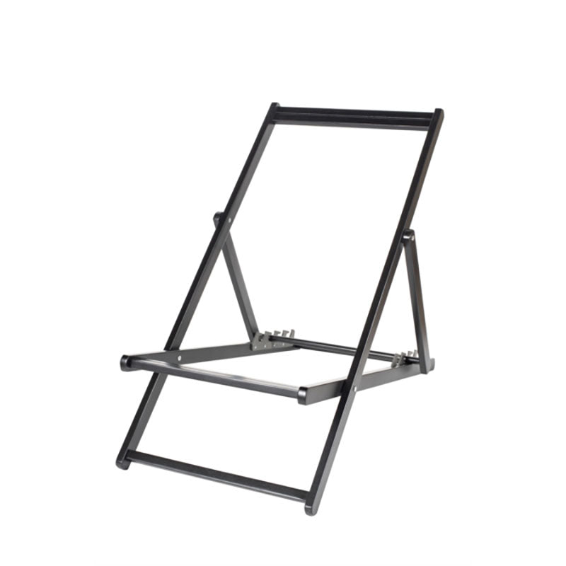 Silla Chilienne negra con funda Swan Bleu de Prusse