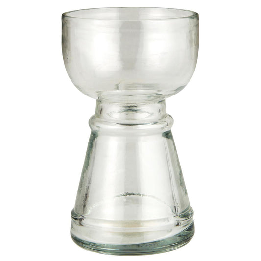 Florero de Vidrio HYACINTH Trofeo H: 12,6