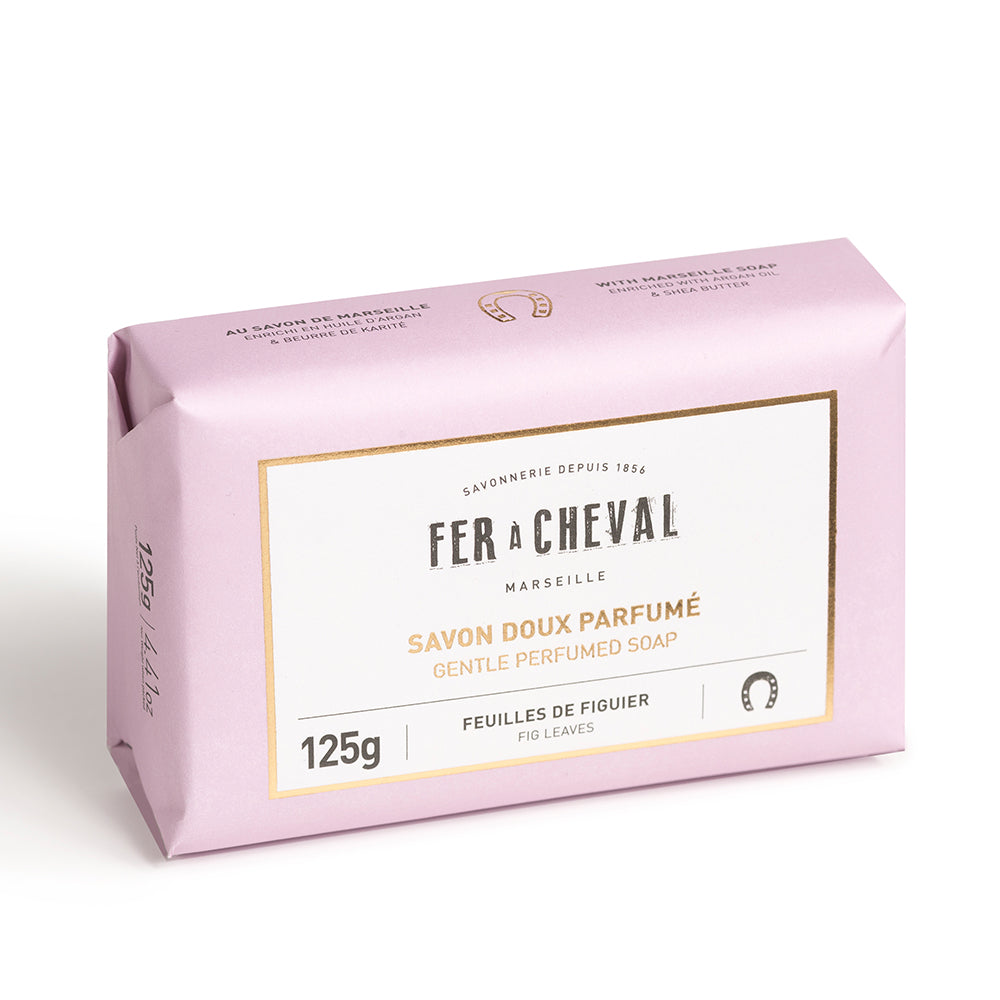 Fer a Cheval Jabón Aromático Suave de Marsella Hojas de Higuera 125 g