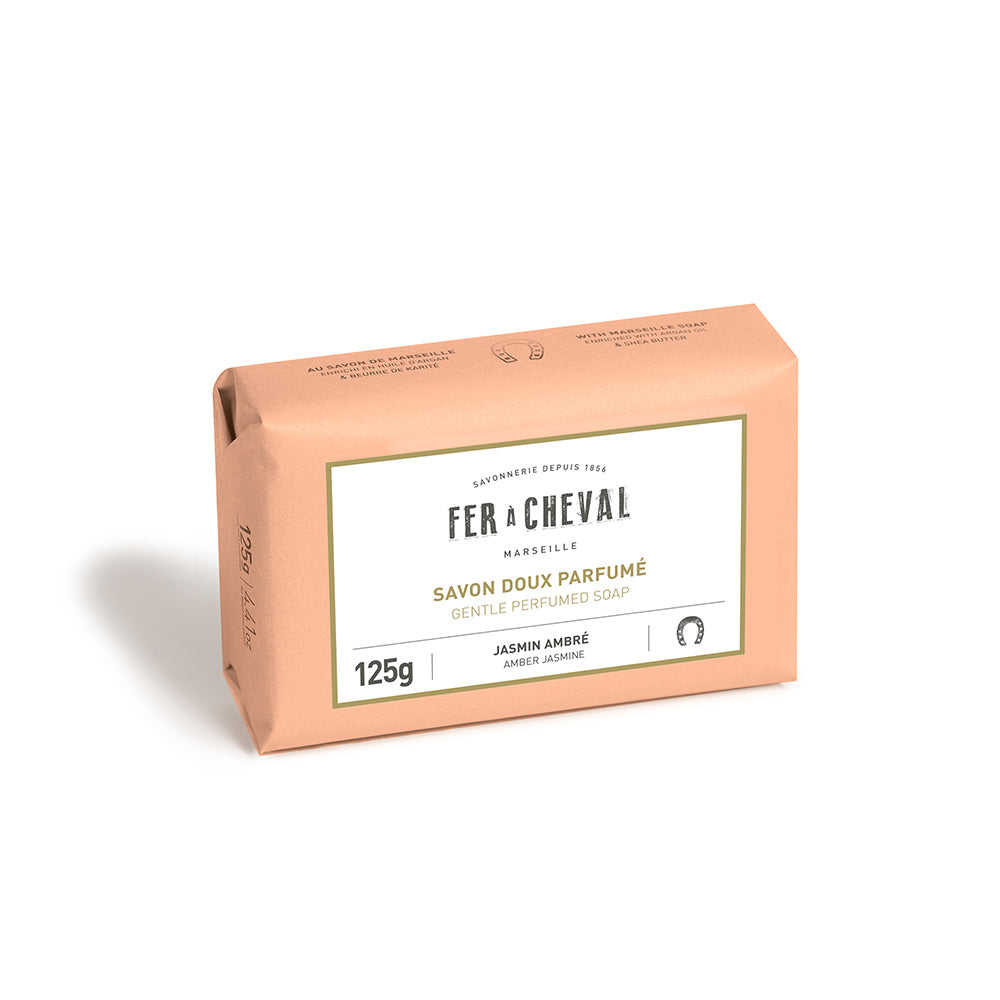 Fer a Cheval Jabón Aromático Suave de Marsella Ámbar de Jazmín 125 g