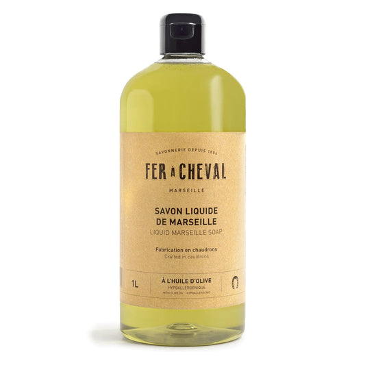 Fer a Cheval Jabón de Marsella Líquido 1 lt Aceite de Oliva