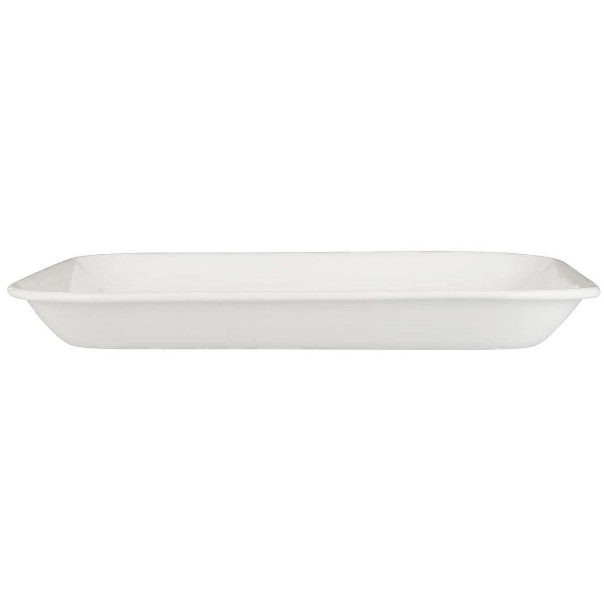 Bandeja Enlozada Cuadrada Blanca  W: 30 L: 30 cm