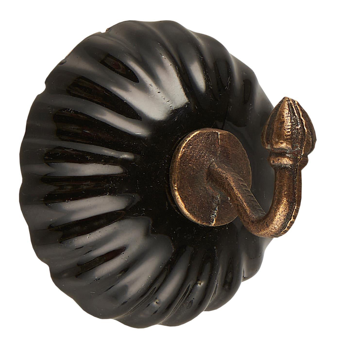 Gancho Simple Negro D: 4,5 Ø: 5 cm