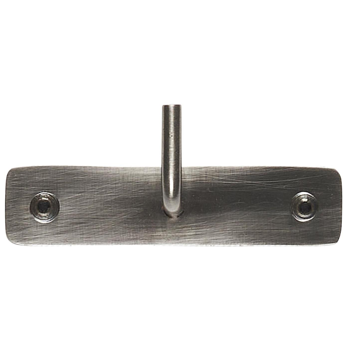 Colgador Single Color Acero L: 10 cm