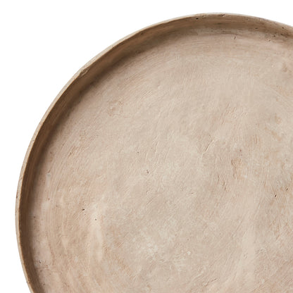 Bandeja ATHENA Redonda Ivory Ø47xH7 cm